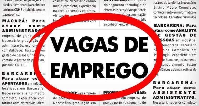  Empresas corupaenses anunciam mais 6 vagas de emprego