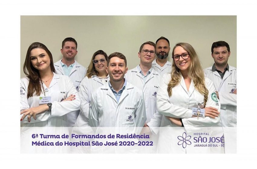  Hospital São José – Jaraguá do Sul – forma 6ª turma da Residência Médica