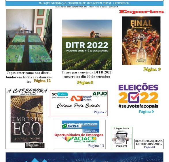  Edição JDC – 09/09/2022